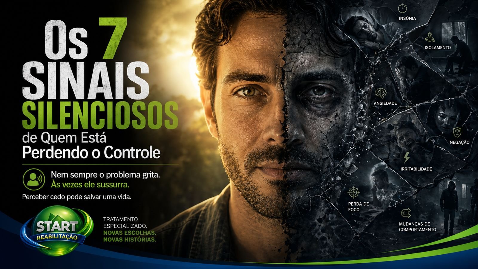 Sinais silenciosos de dependência química - START Reabilitação